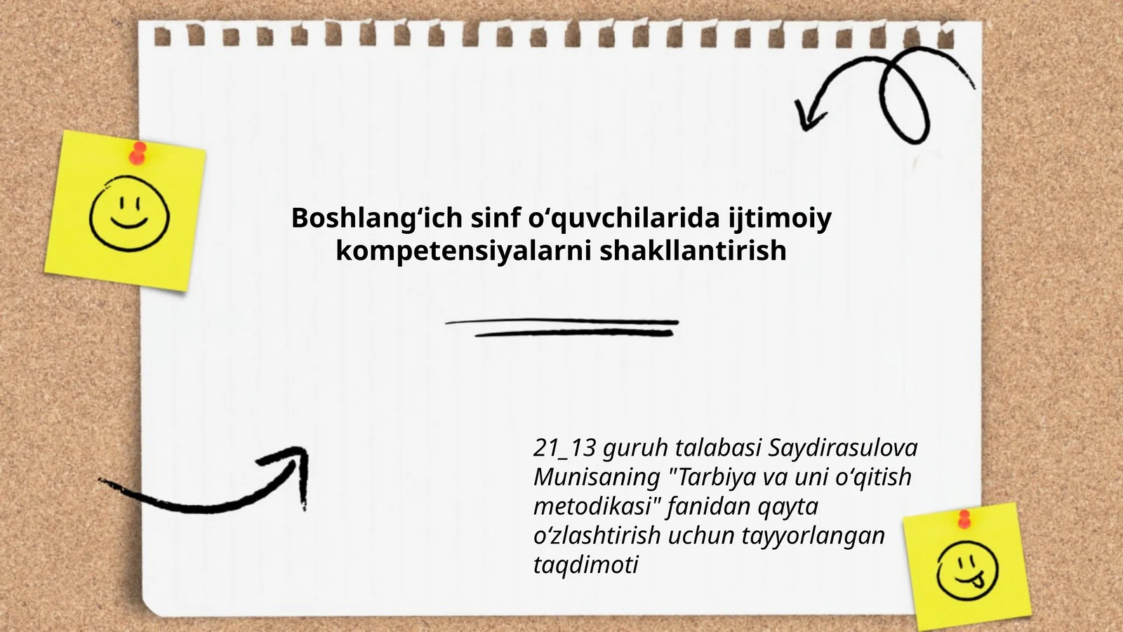 Boshlangʻich sinf oʻquvchilarida ijtimoiy kompetensiyalarni shakllantirish