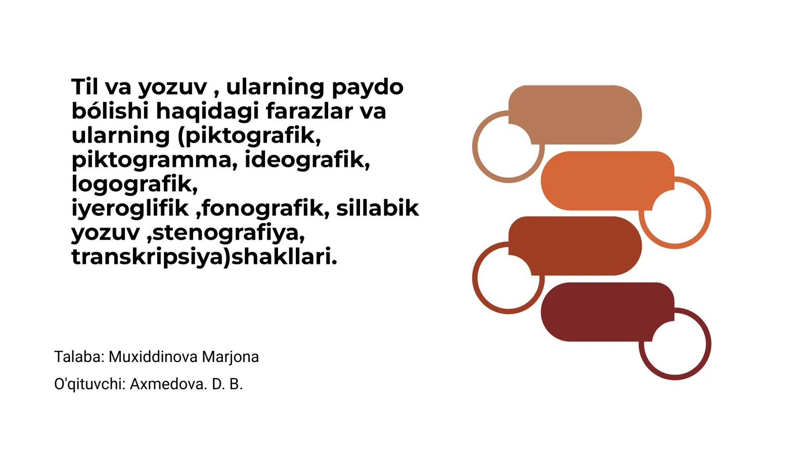 Til va yozuvning asosiy tushunchasi