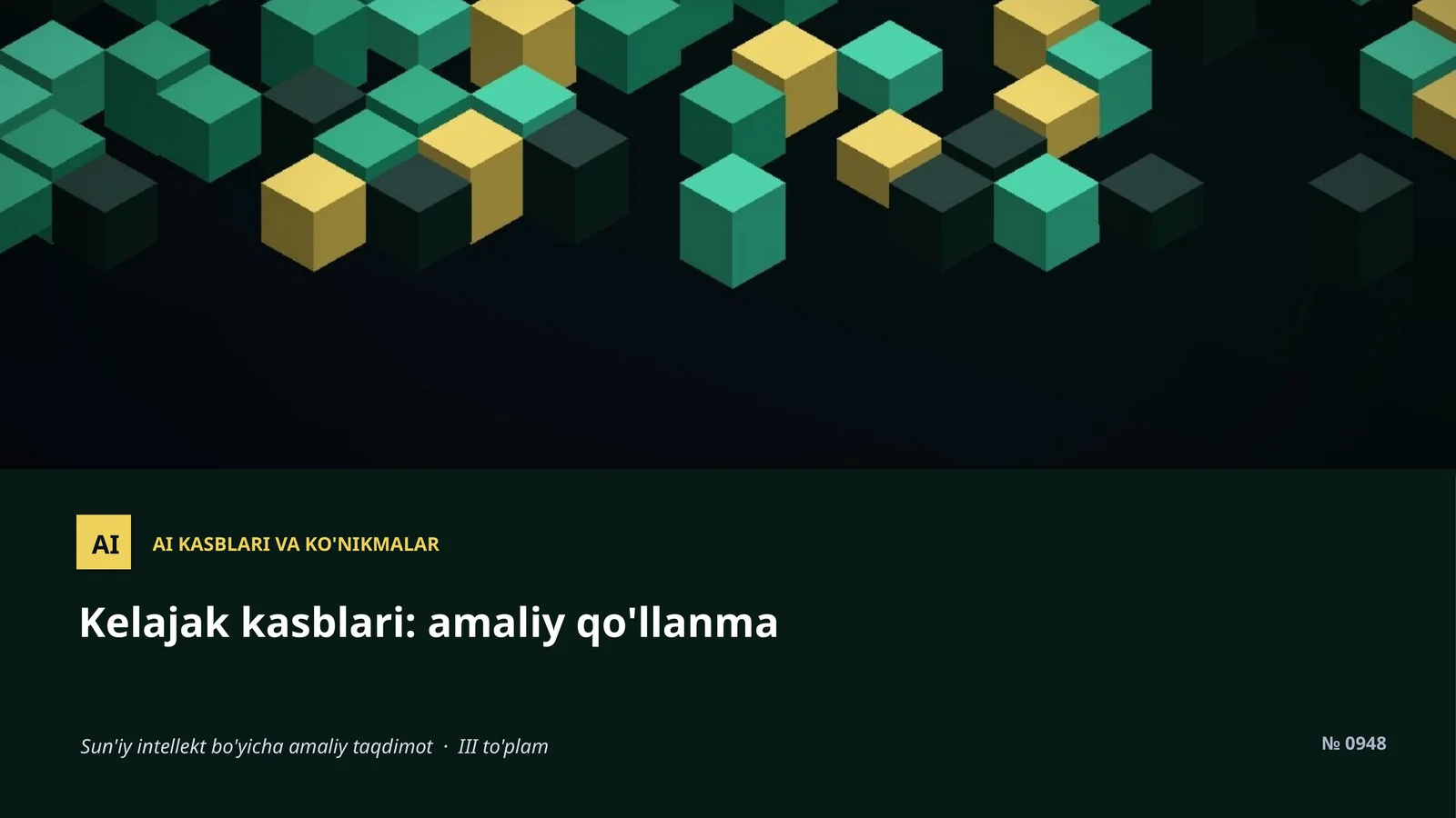 AI KASBLARI VA KO'NIKMALAR