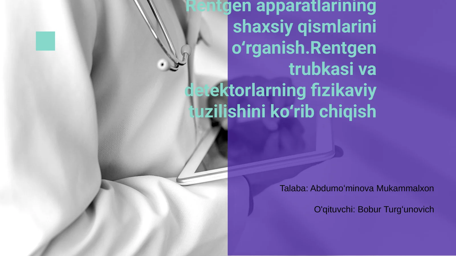 Rentgen apparatlari