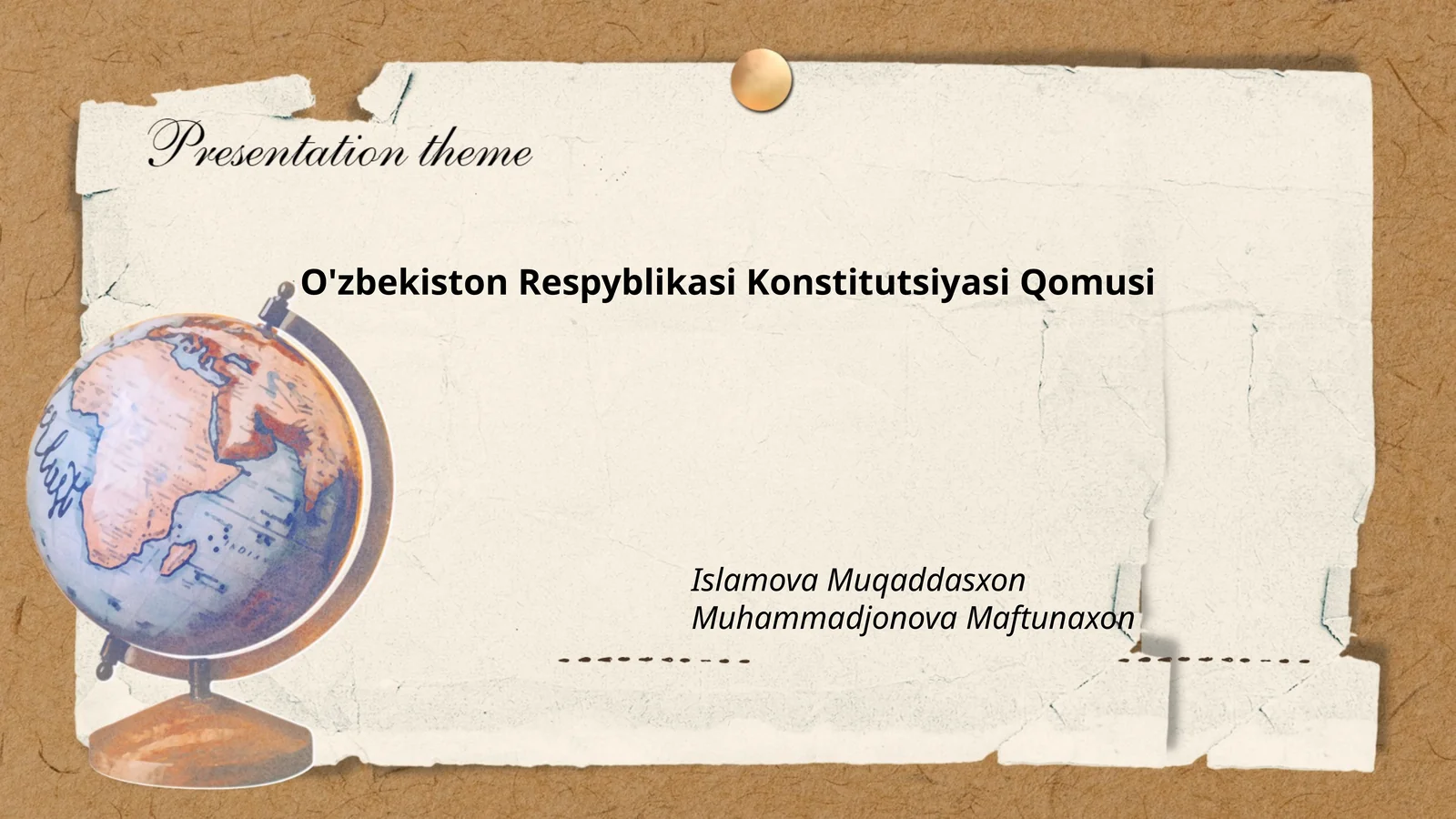 O'zbekiston Respyblikasi Konstitutsiyasi Qomusi