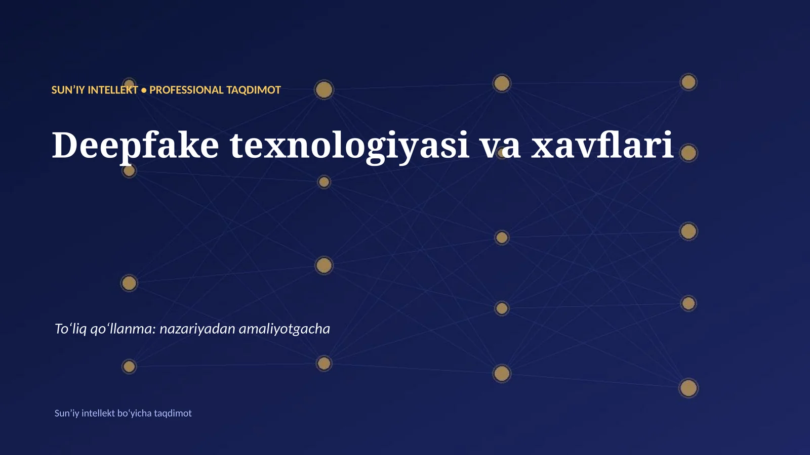 PROFESSIONAL TAQDIMOT