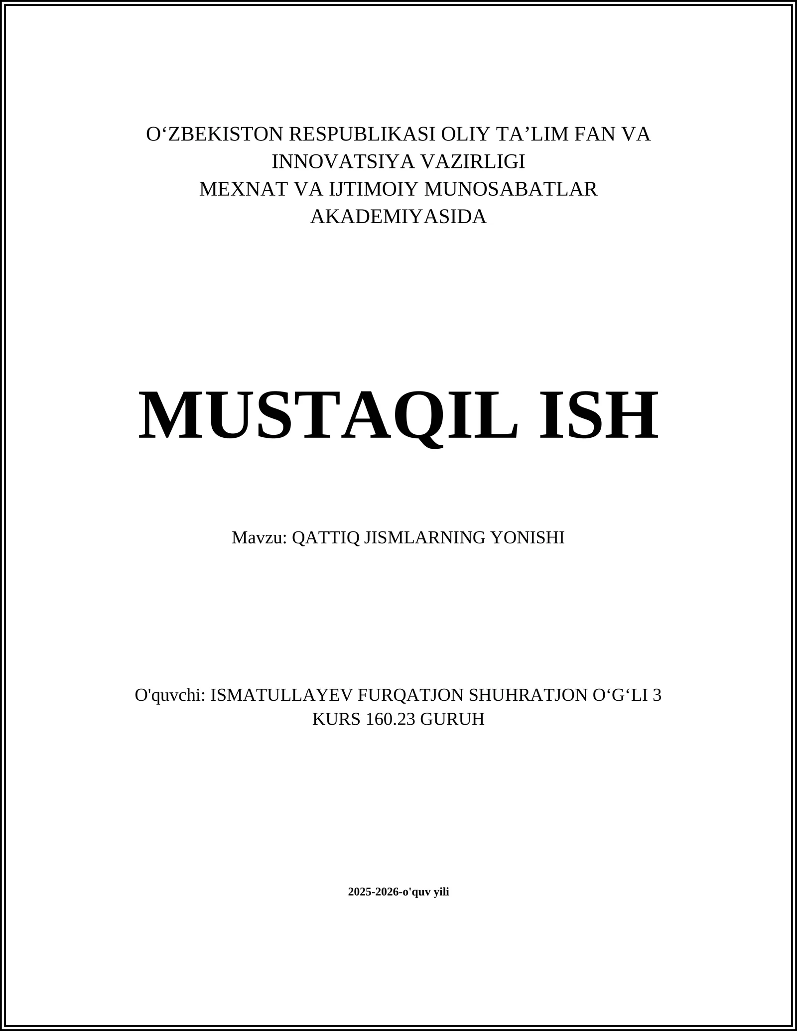 Qattiq jismlarning yonishi