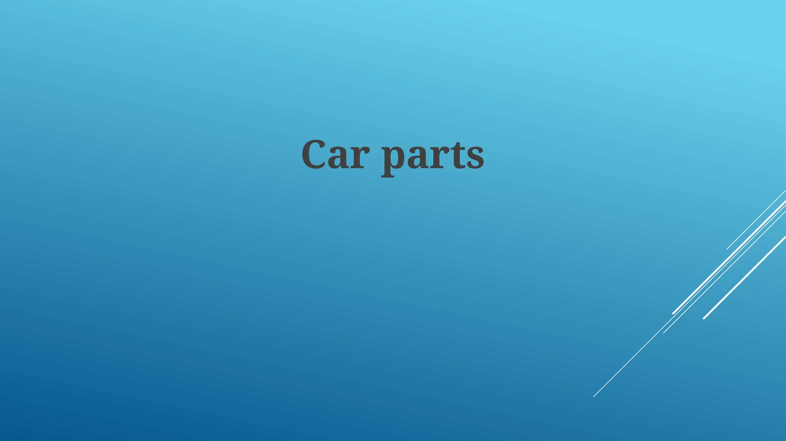 Car parts