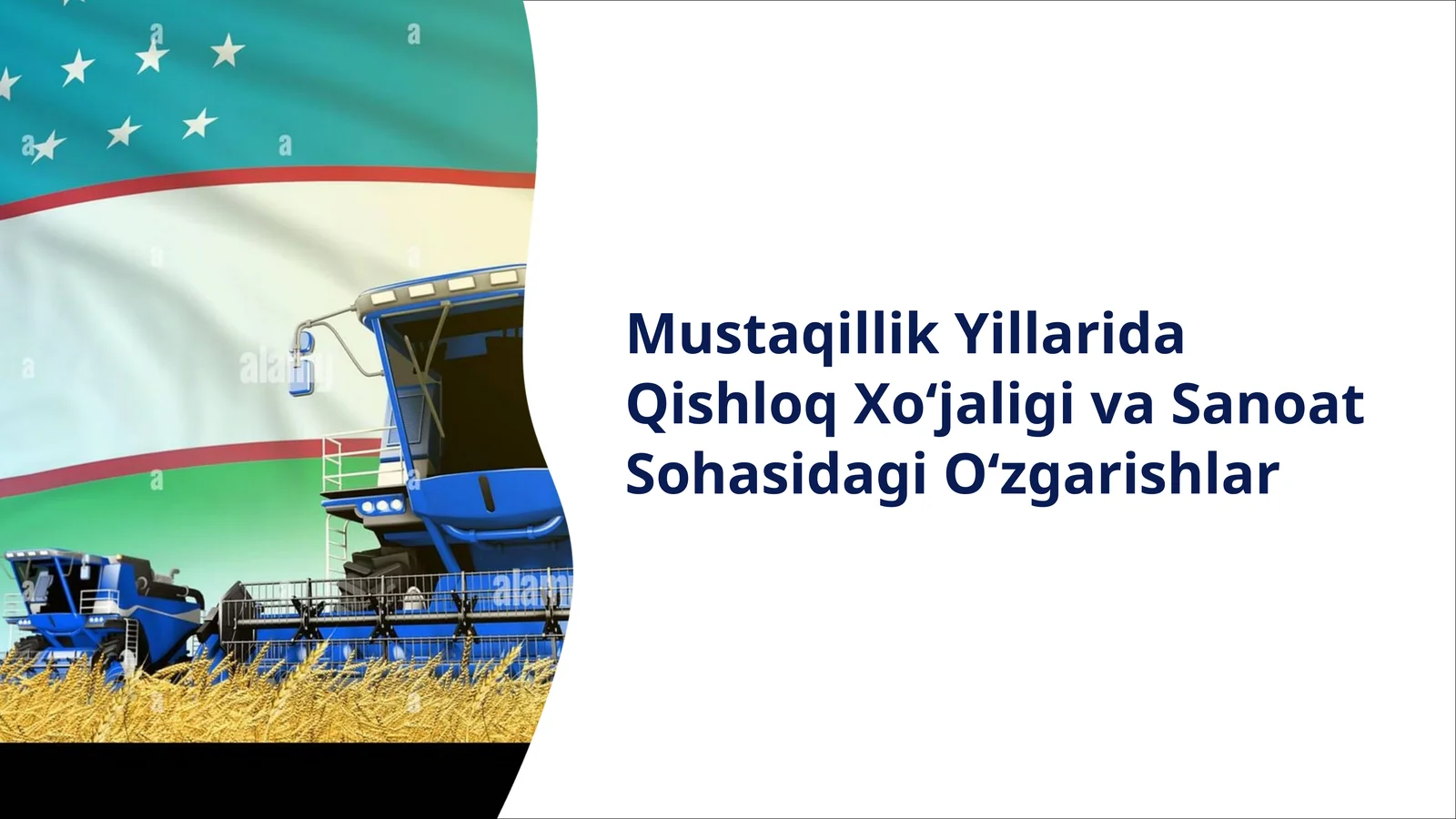 Mustaqillik Yillarida Qishloq Xo‘jaligi va Sanoat Sohasidagi O‘zgarishlar