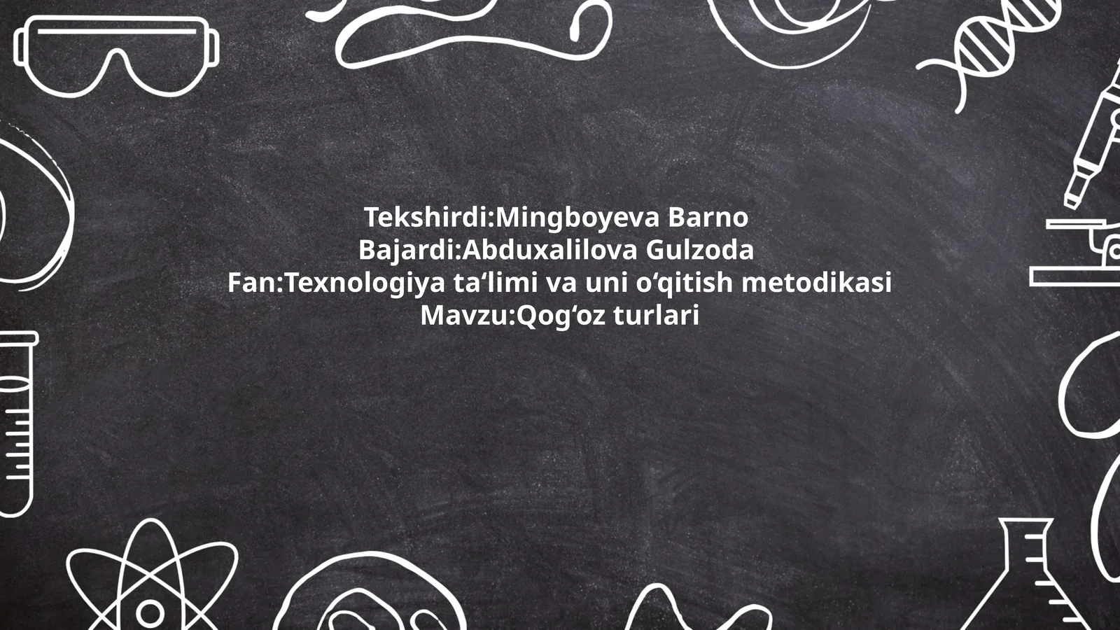 Qog‘oz turlari