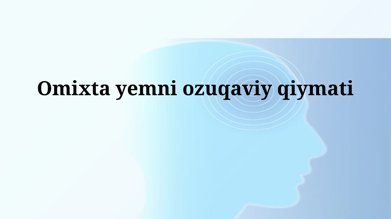Omixta yemniozuqaviyqiymati
