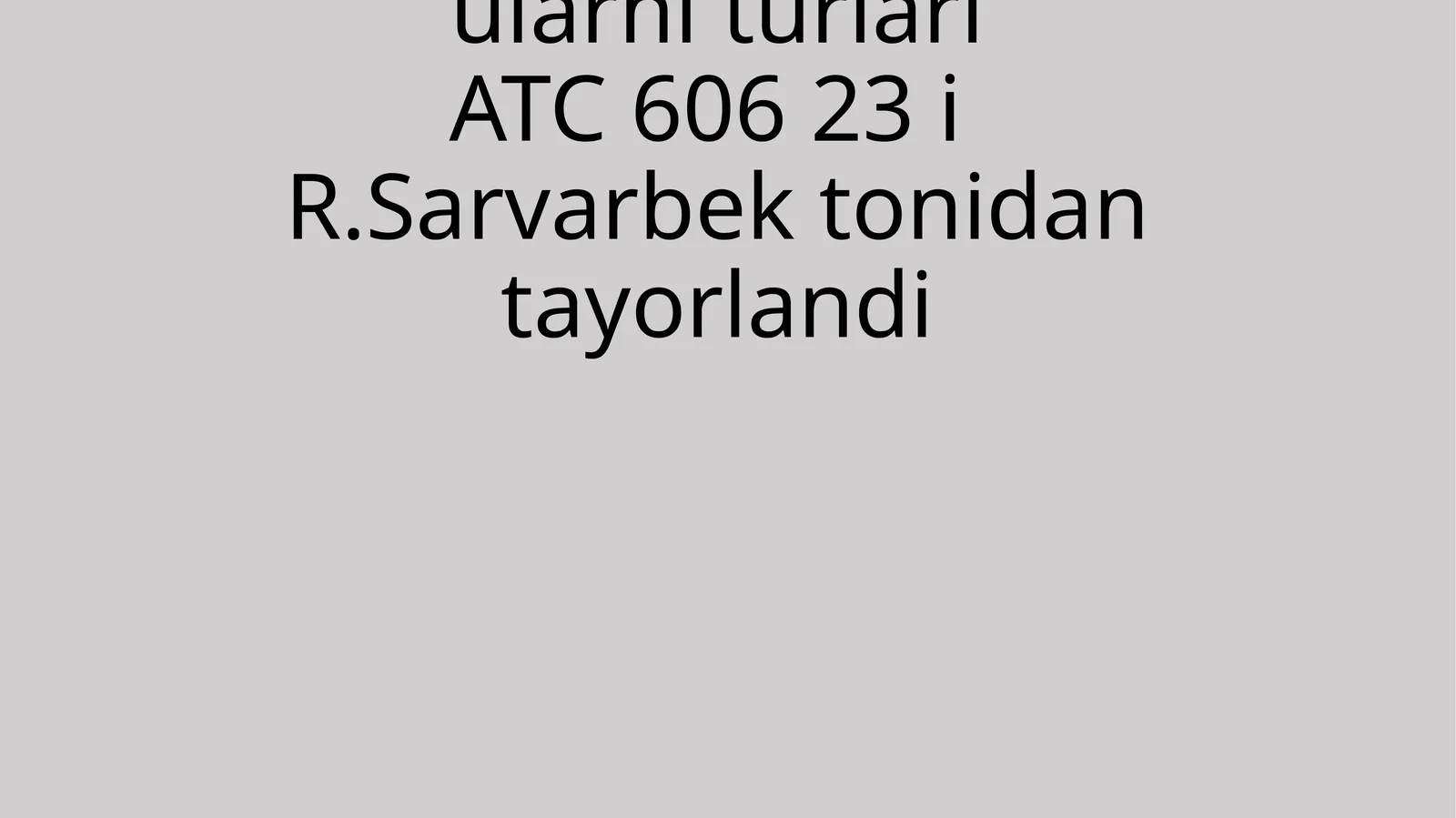 Axborot tizimlari va ularni turlari