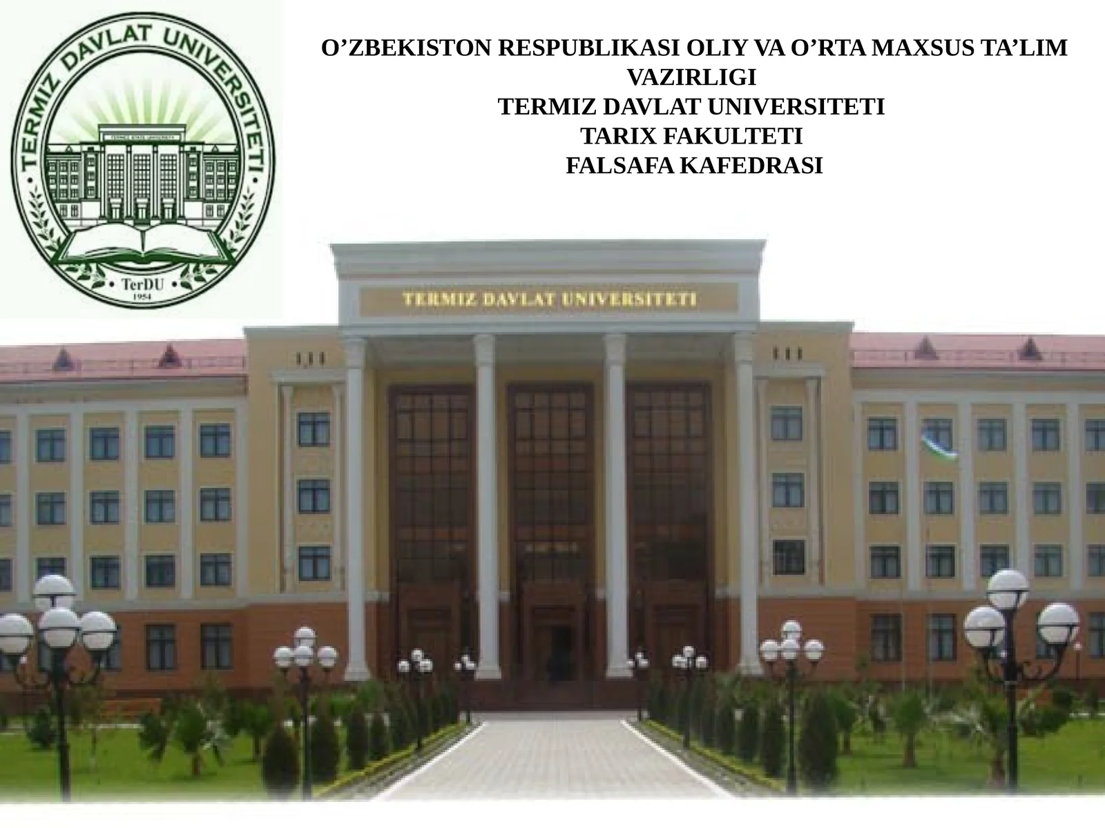 FALSAFIY TAFAKKUR TARAQQIYOTI BOSQICHLARI: SHARQ FALSAFASI