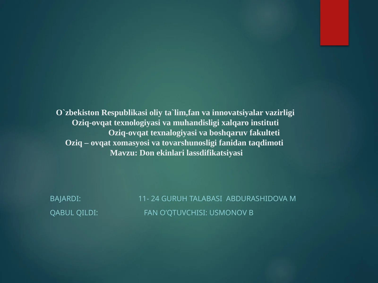 Donekinlar ilassdifikatsiyasi