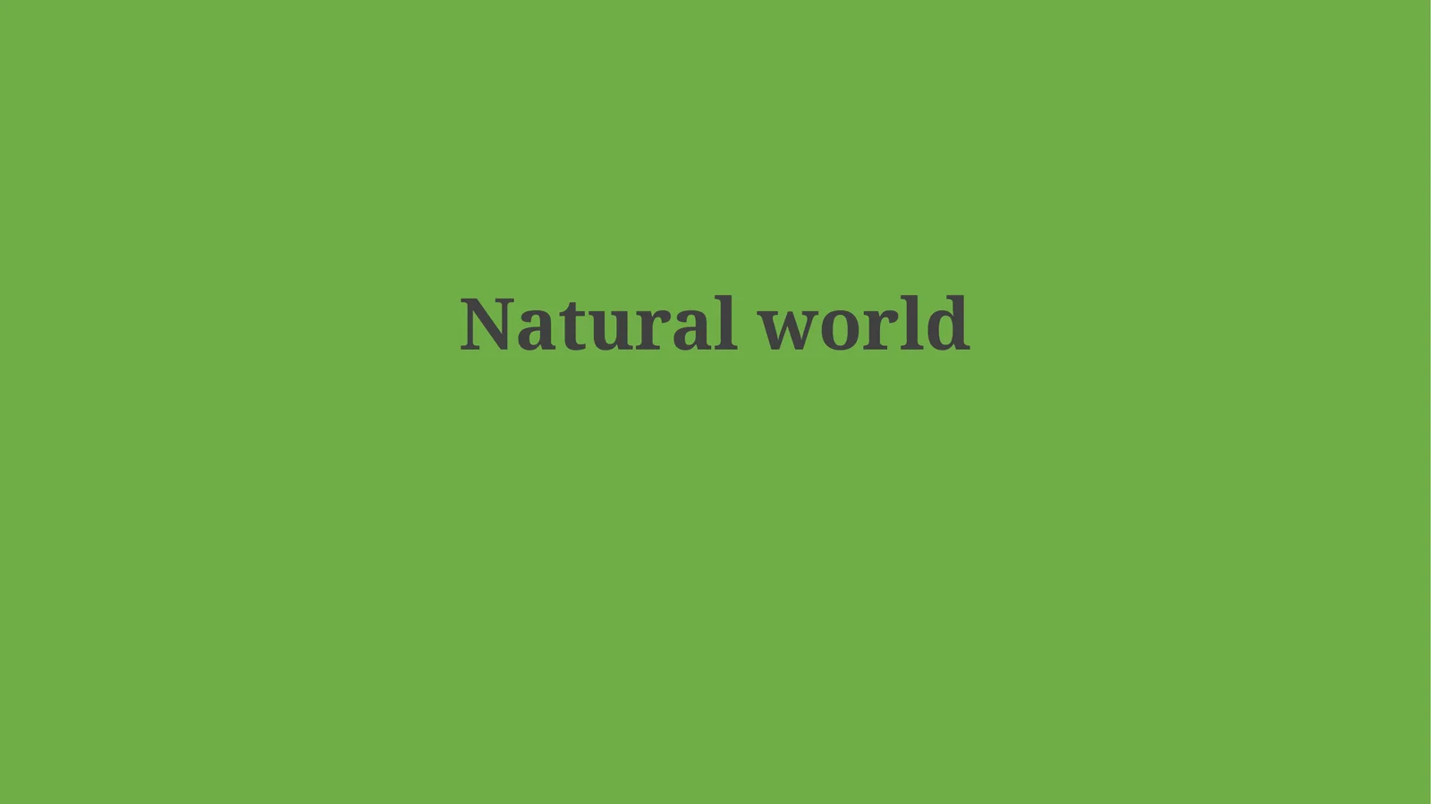 Naturalworld