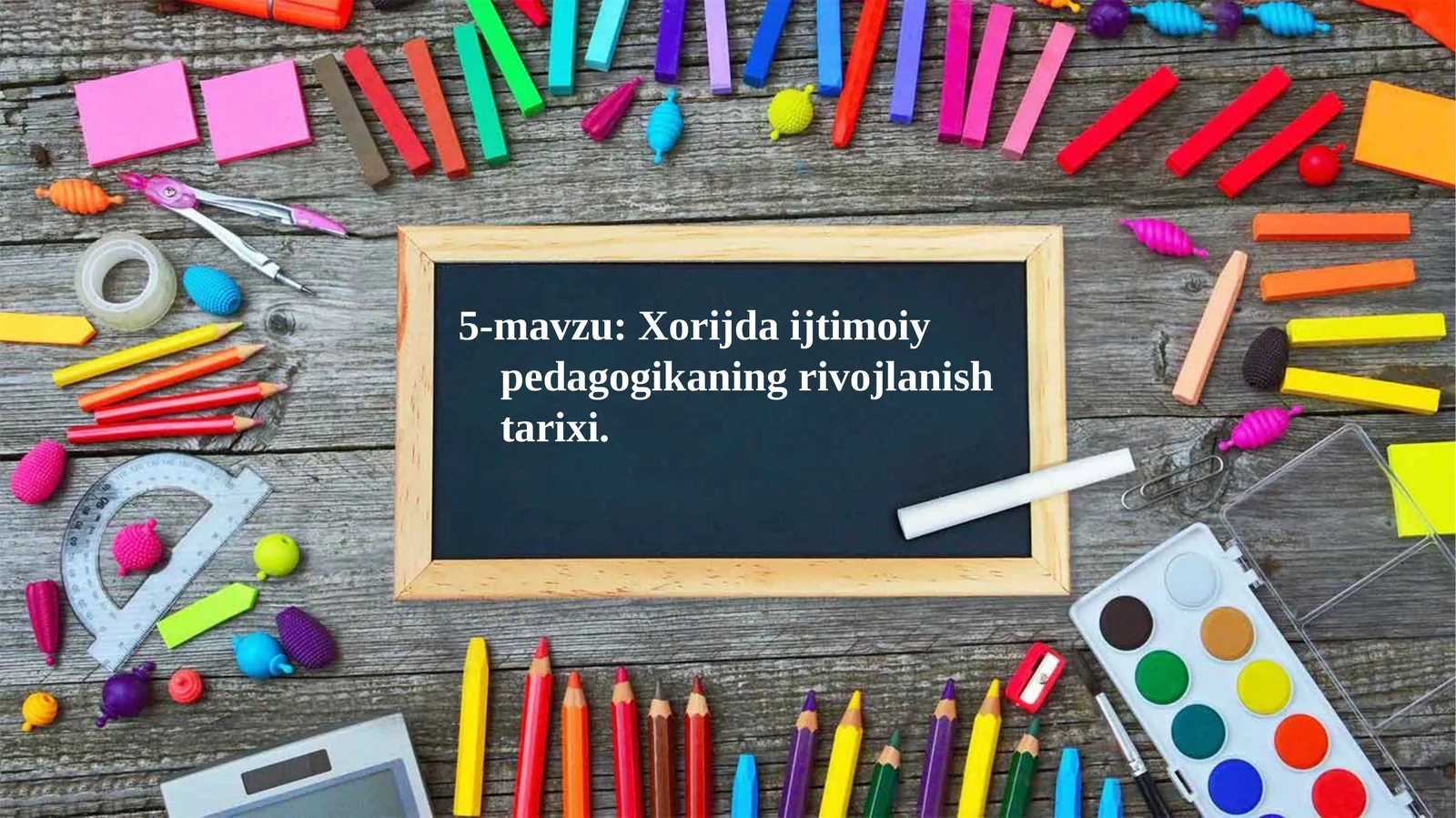 Xorijda ijtimoiy pedagogikaning rivojlanish tarixi
