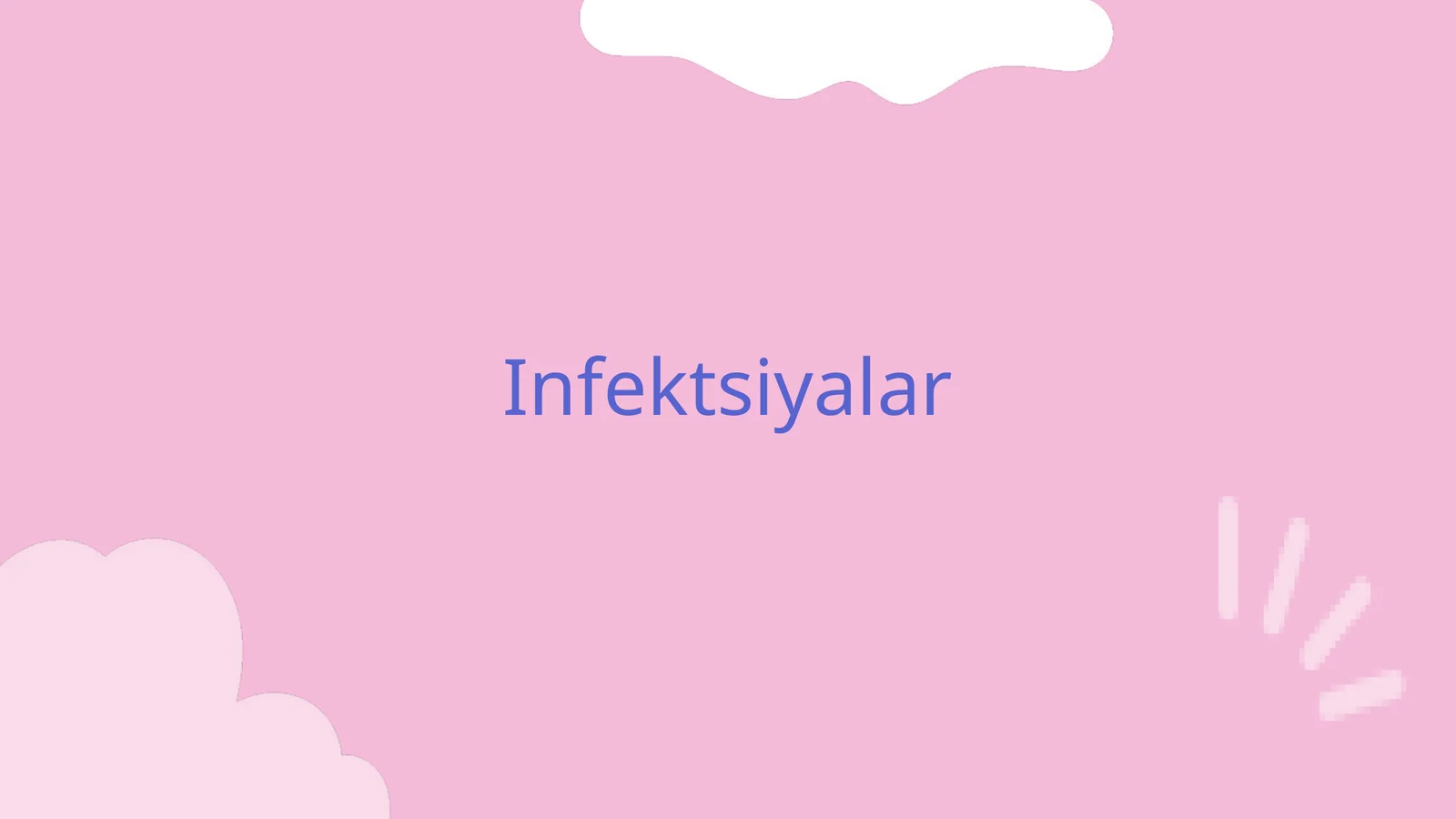 Infektsiyalar