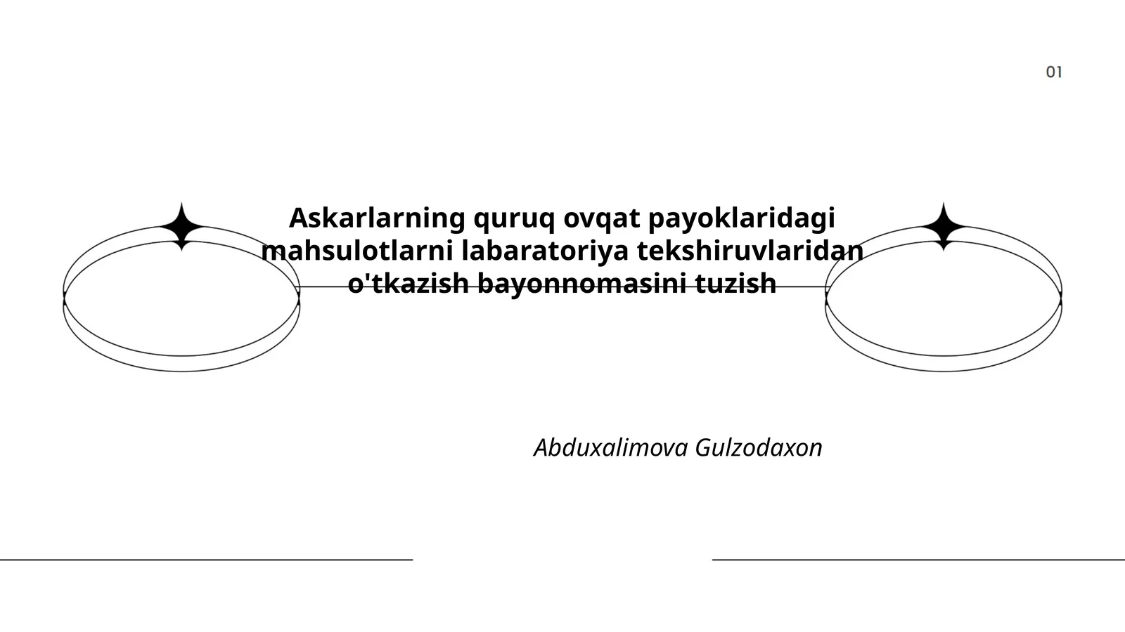 Askarlarning quruq ovqat payoklaridagi mahsulotlarni labaratoriya tekshiruvlaridan o'tkazish bayonnomasi