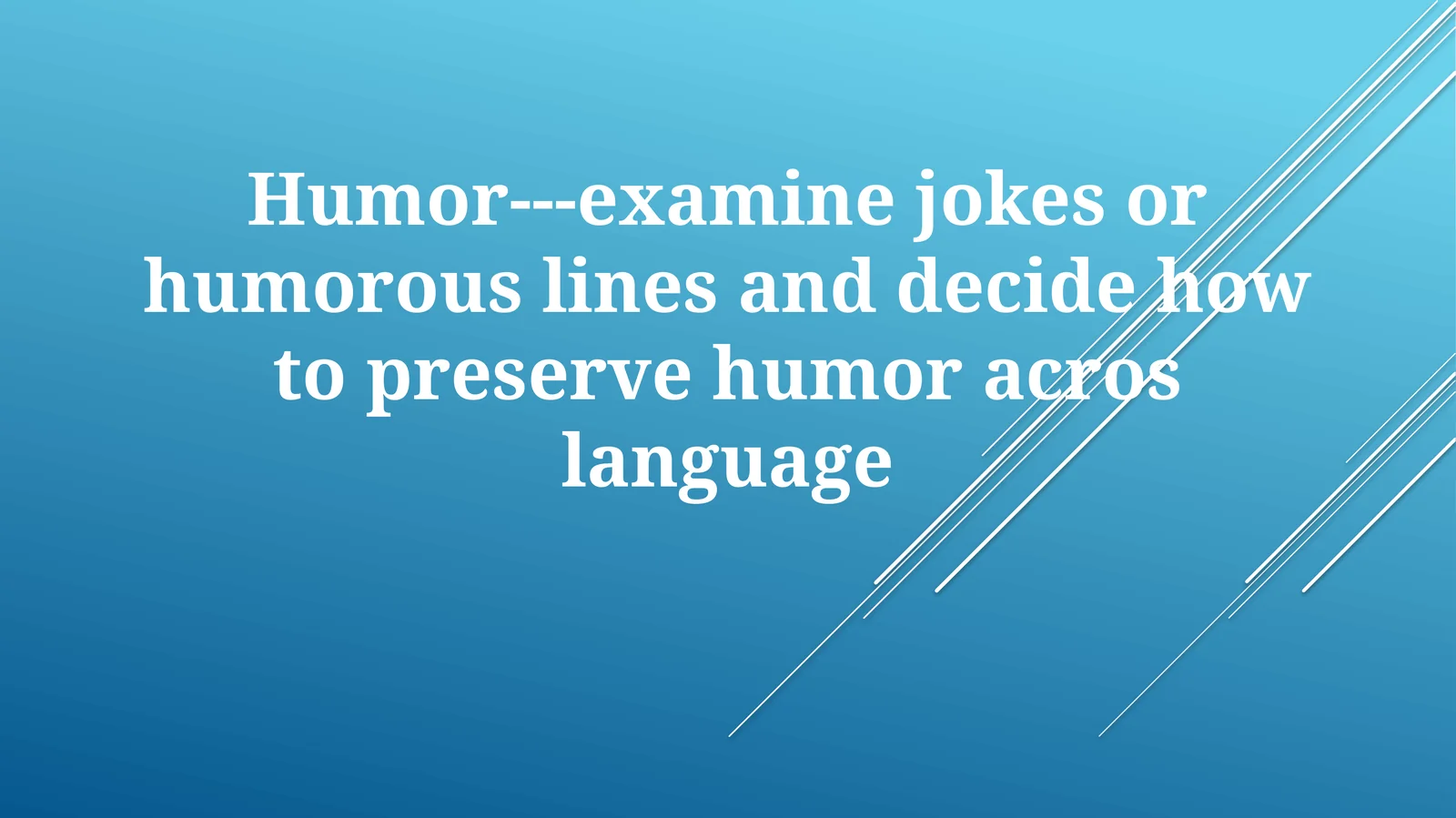 Anatomy of a Joke: Deconstructing Humor
