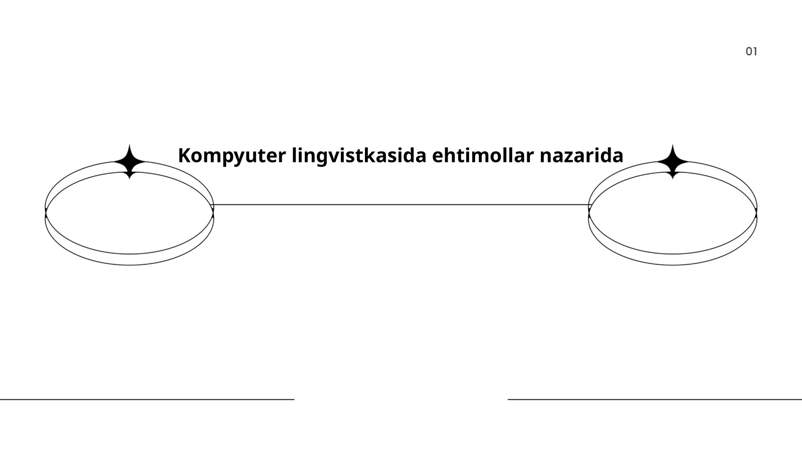 Kompyuter lingvistkasida ehtimollar nazariyasi