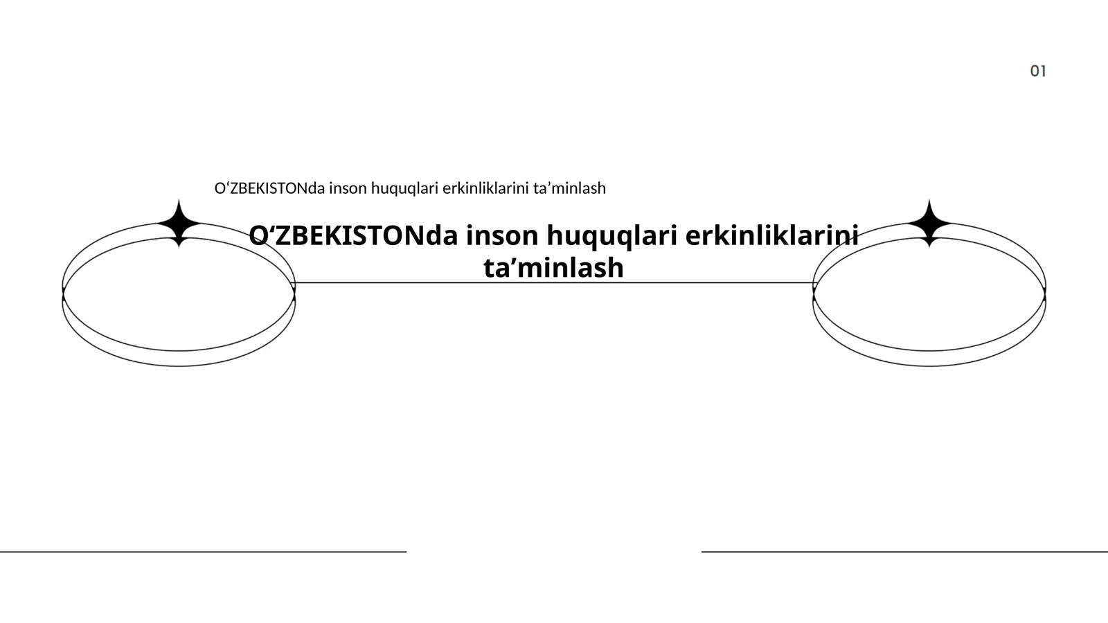 OʻZBEKISTONda inson huquqlari erkinliklarini taʼminlash