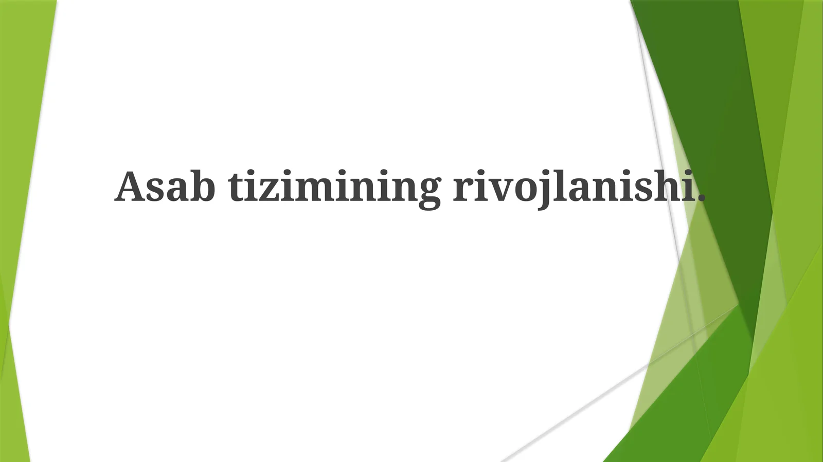Miyelinizatsiya va Sinaptik Tozalash