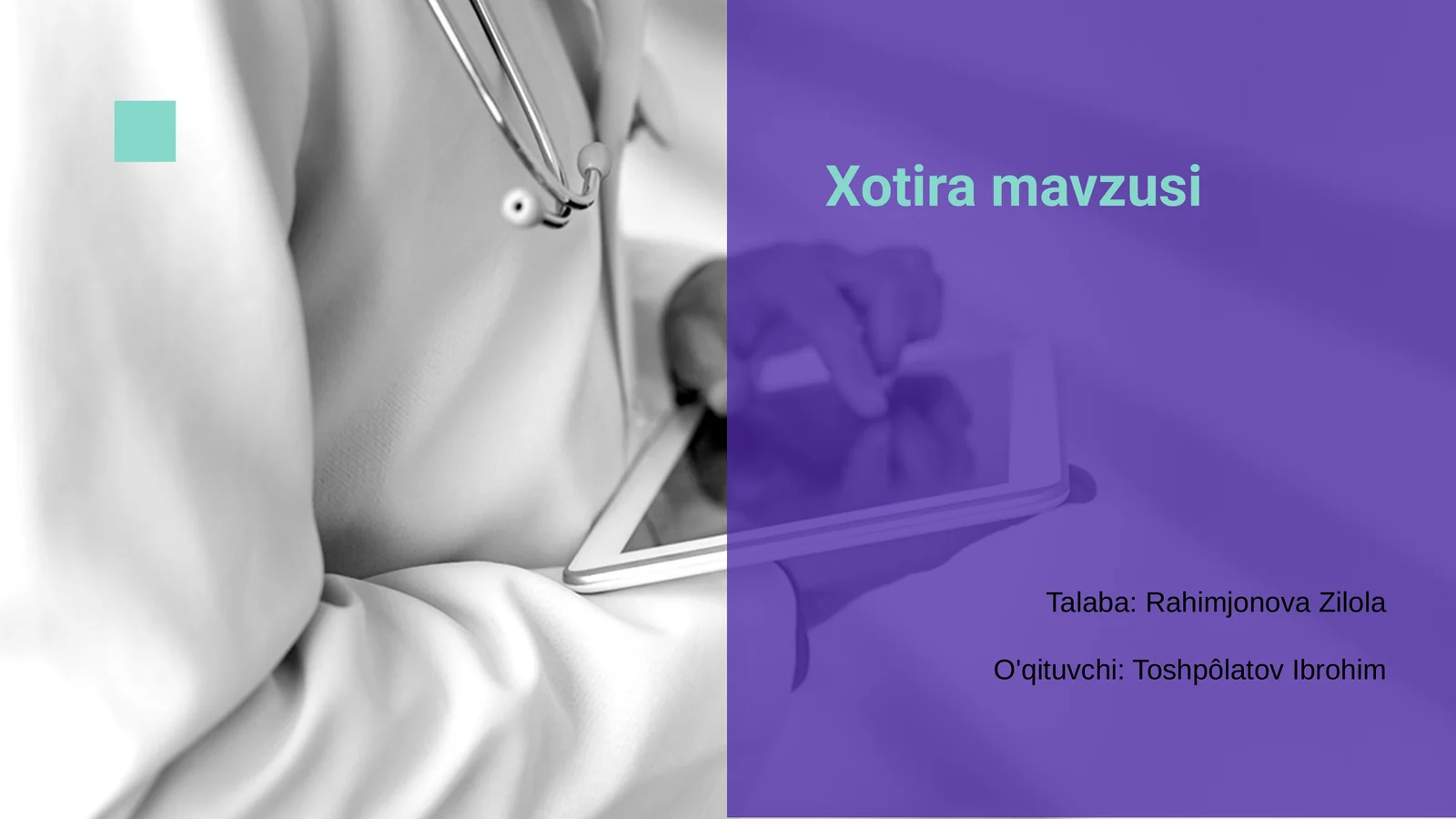 Xotira mavzusi