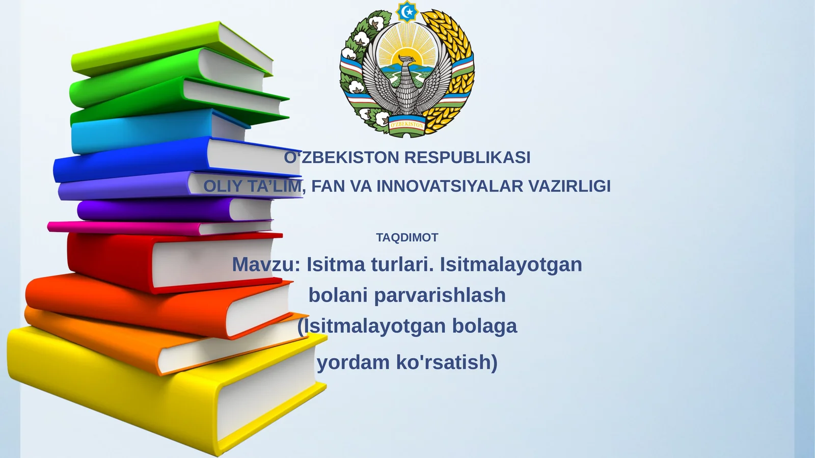 Isitmaturlari.Isitmalayotganbolaniparvarishlash(Isitmalayotganbolagayordamko'rsatish)