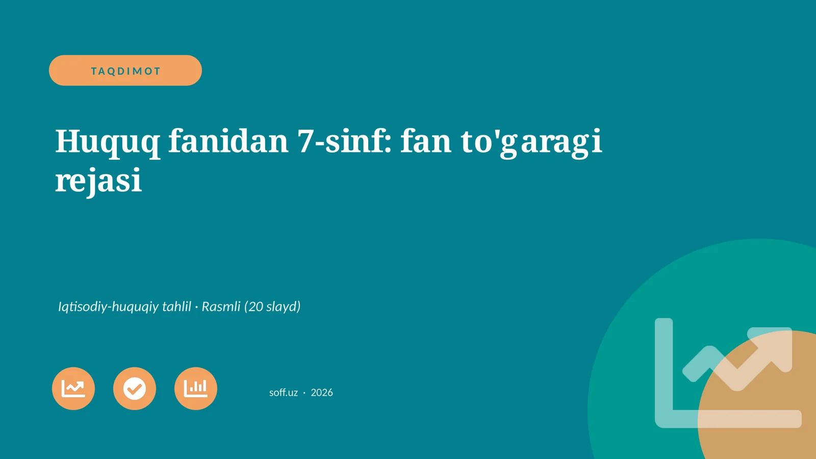7-sinf: fan to'garagi rejasi