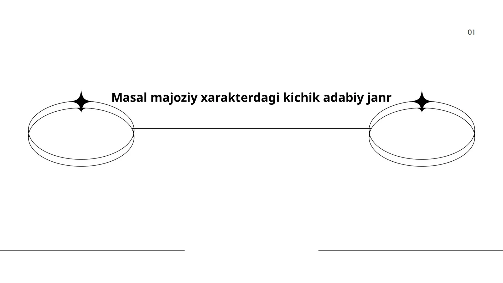 Masal majoziy xarakterdagi kichik adabiy janr