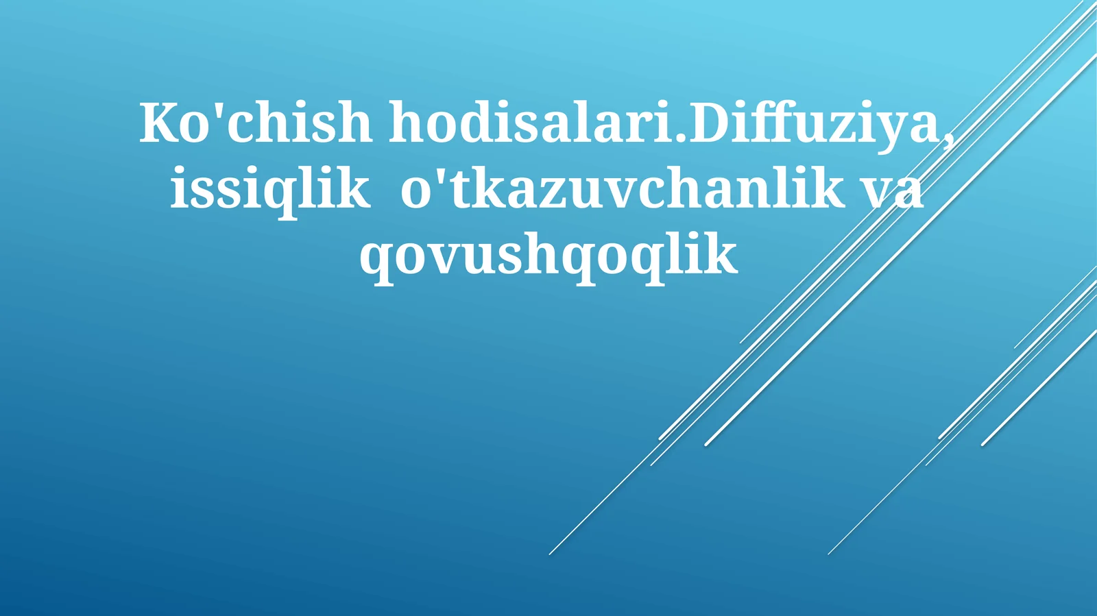 Ko'chish hodisalari