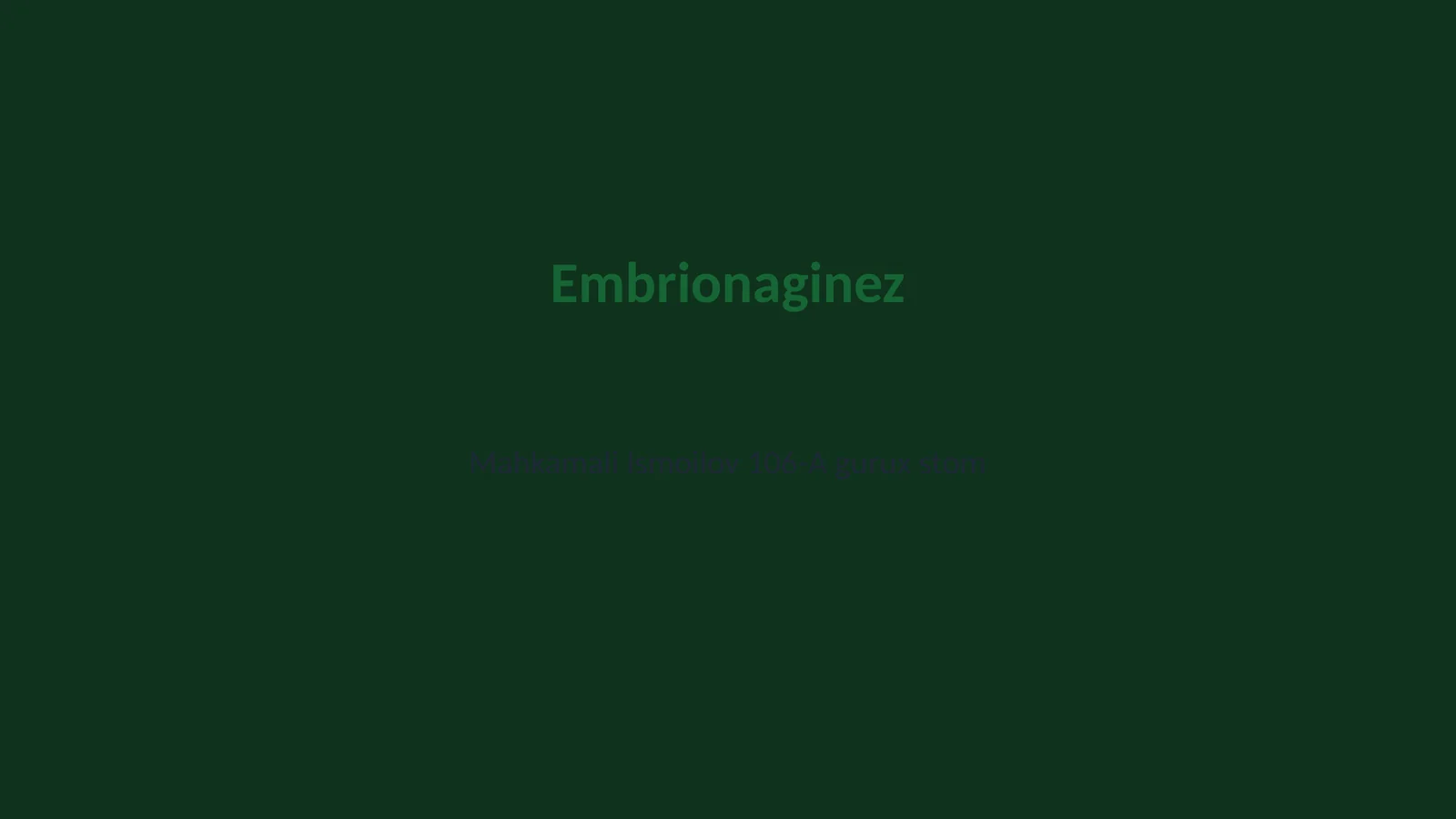 Embrionaginez