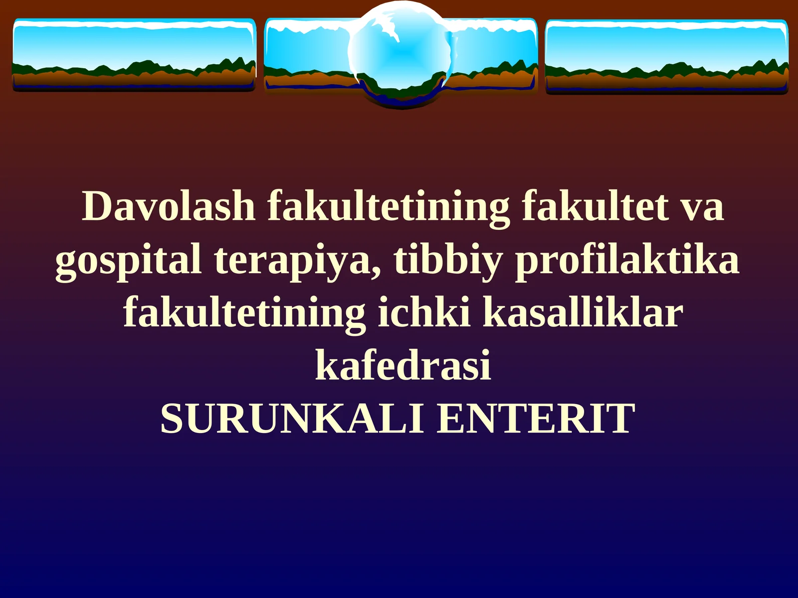 Surunkali enterit