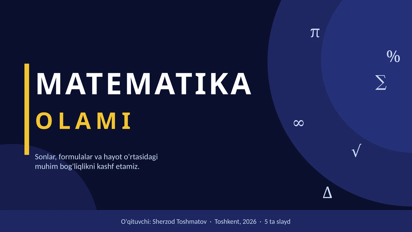 MATEMATIKA OLAMI