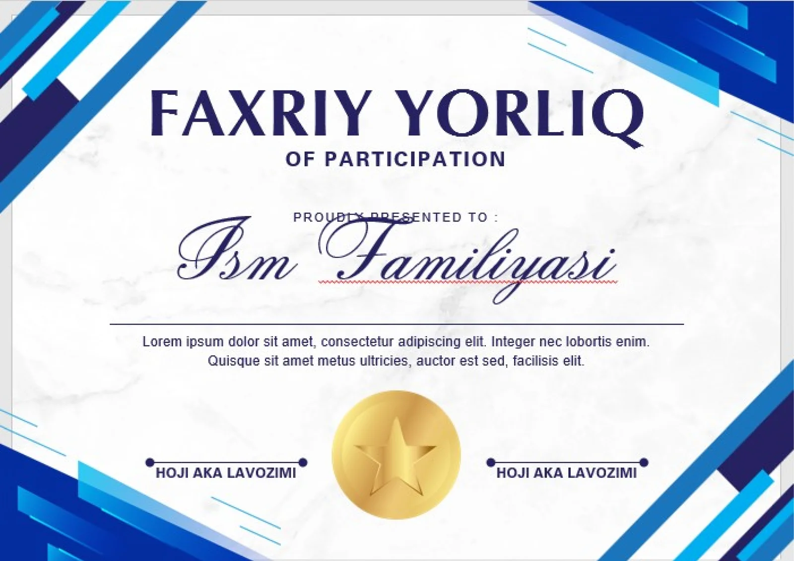 FAXRIY YORLIQ