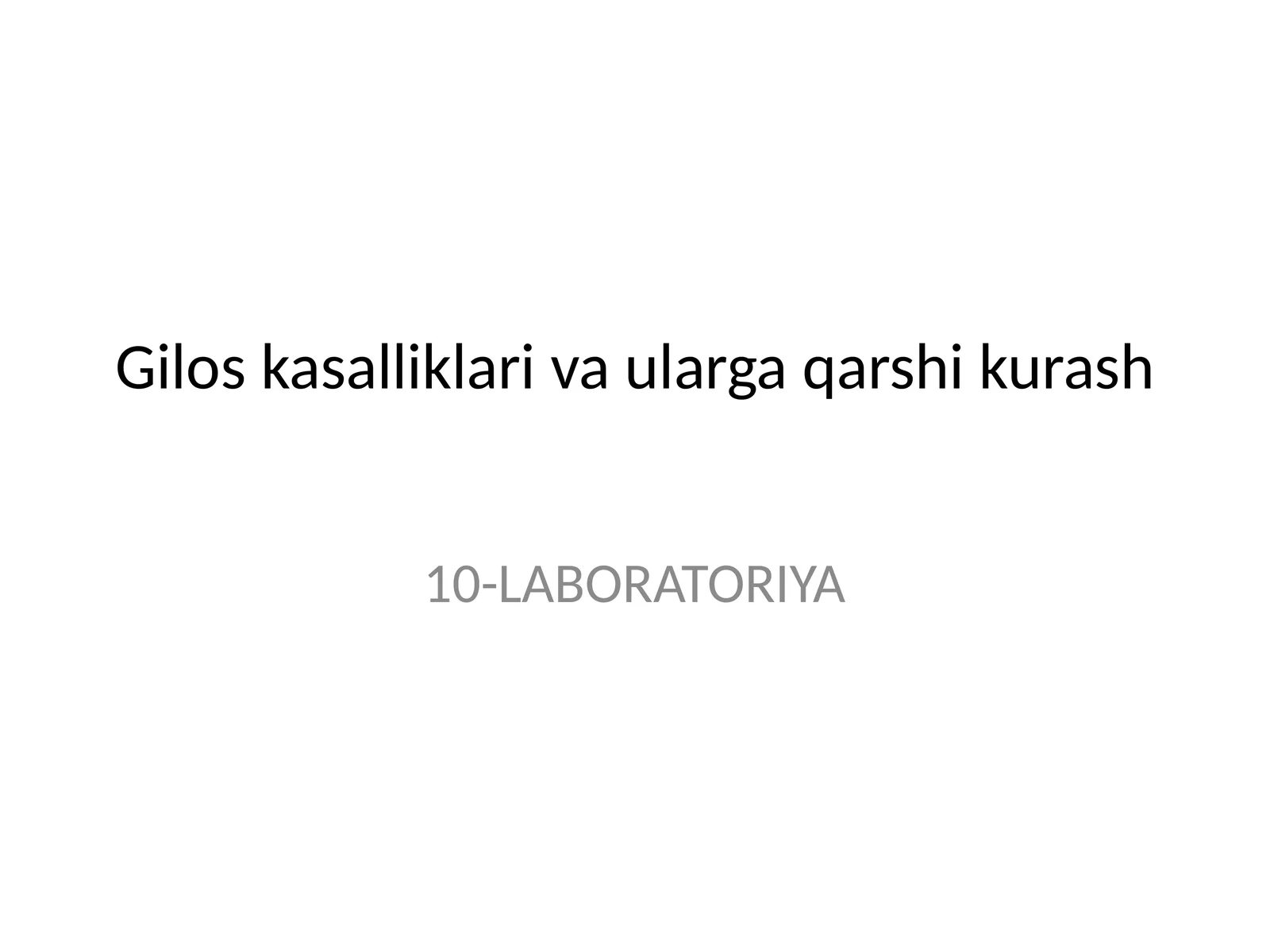 10-LABORATORIYA
