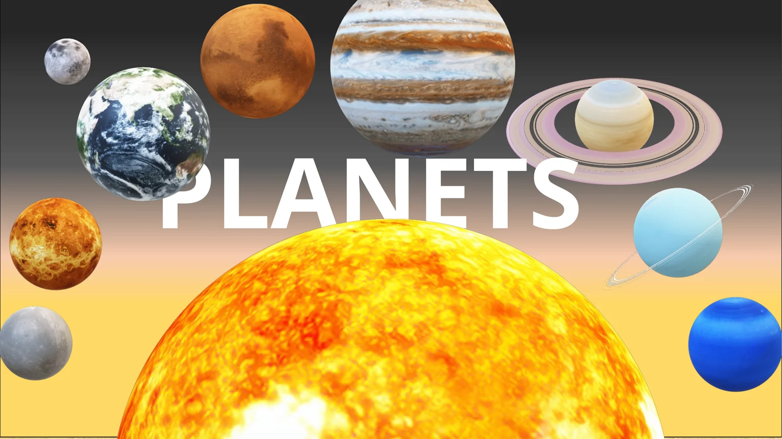 Quyosh sistemasi haqida 3d animatsiyali prezentatsiya