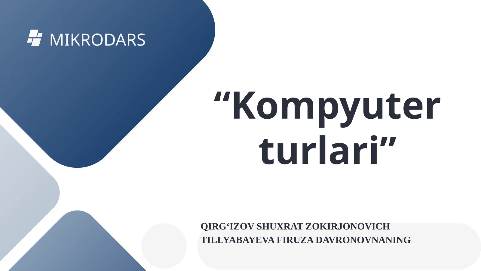 Kompyuter turlari