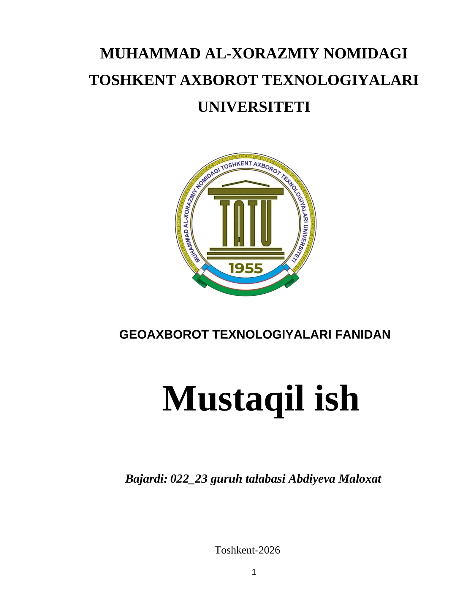 Buffer (bufer) zonalarini hosil qilish va tahlil qilish