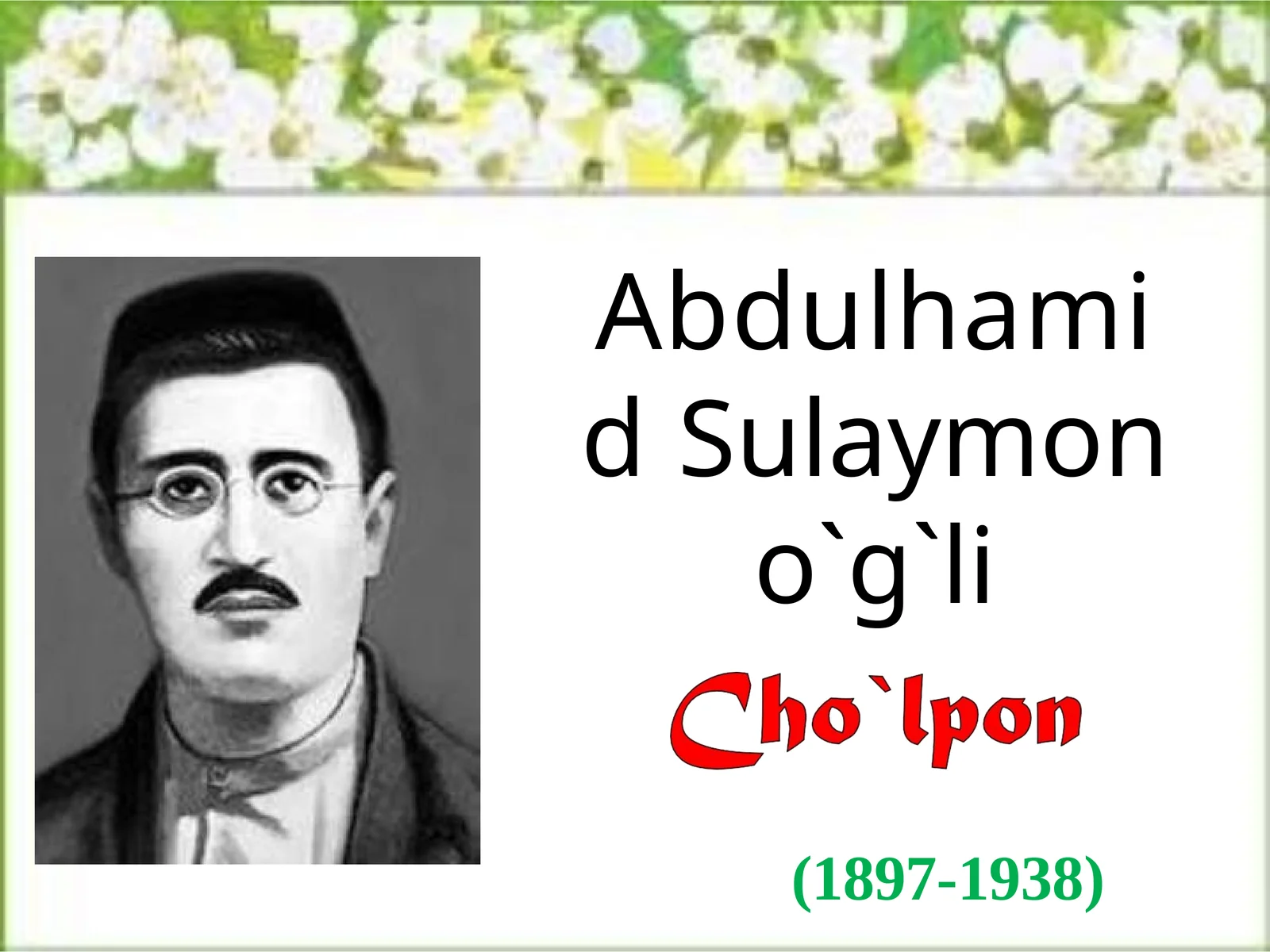 Abdulhamid Cho'lpon