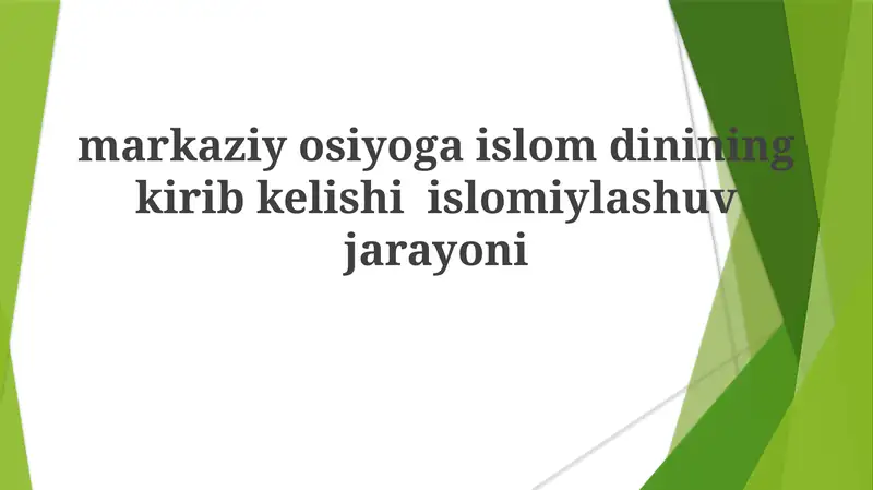 Arablar istilosi: Dastlabki bosqichlar va oqibatlari