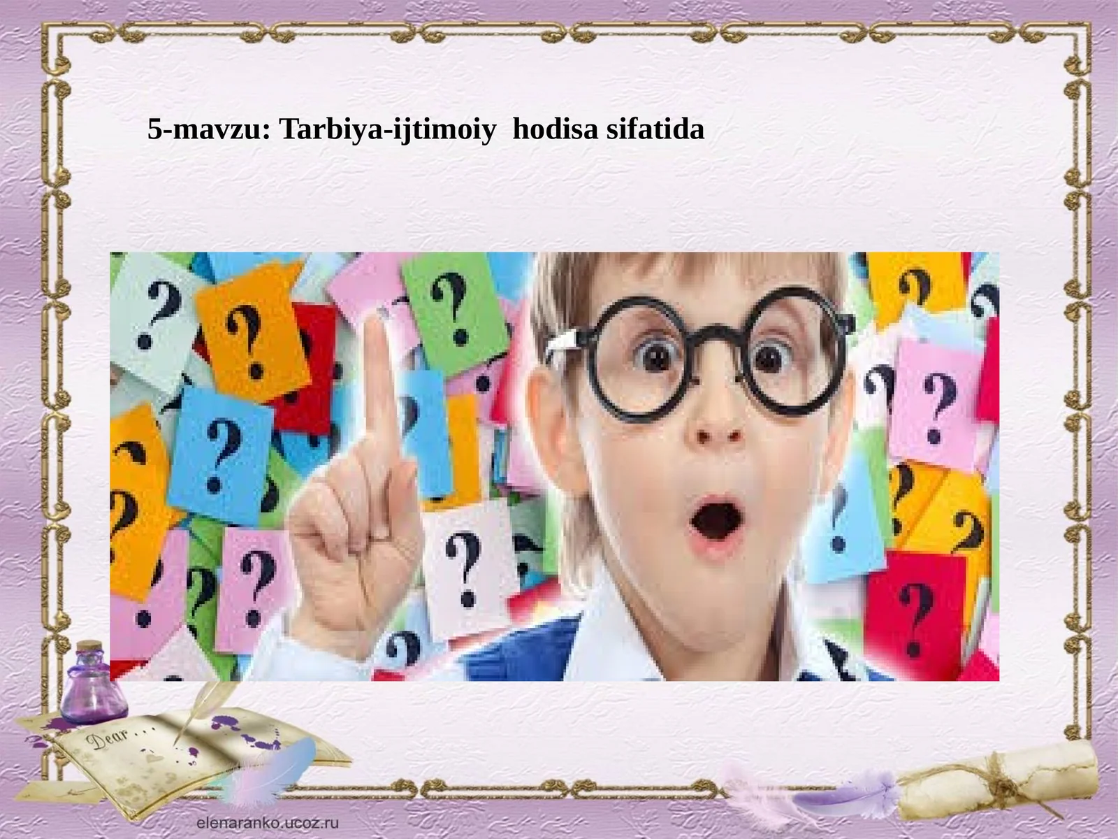 Tarbiya-ijtimoiy hodisa sifatida