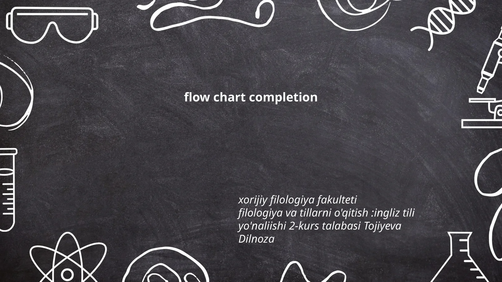 flow chart completion