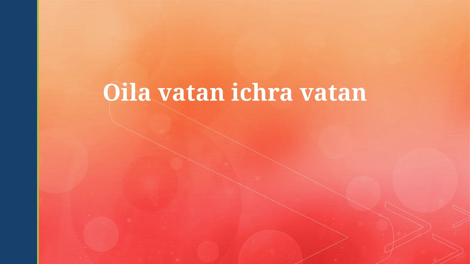 Oila vatan ichra vatan
