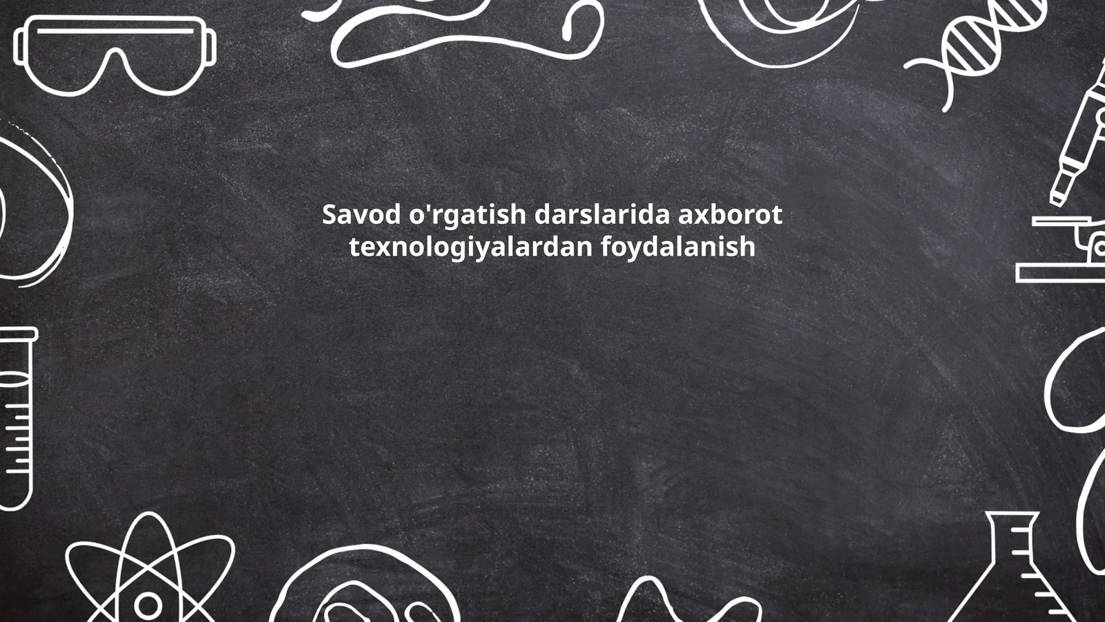 Savod o'rgatish darslarida axborot texnologiyalardan foydalanish