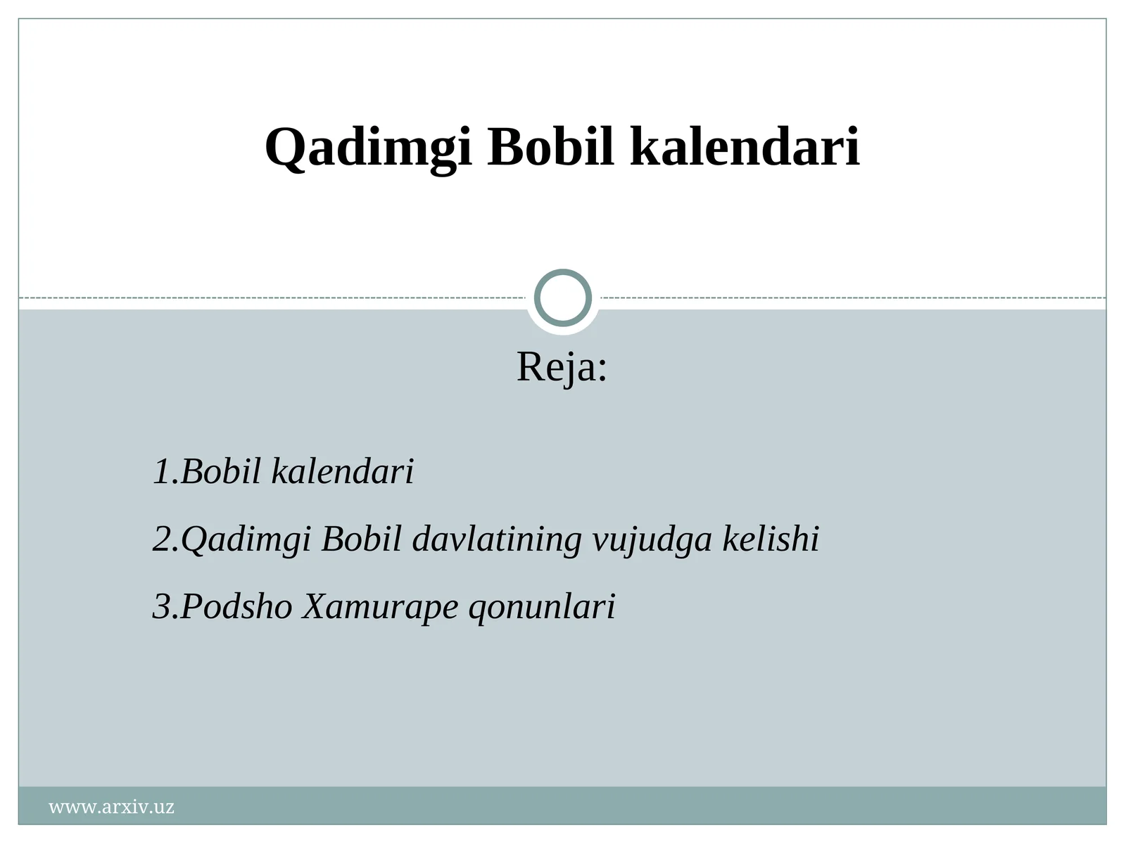 Bobil kalendari