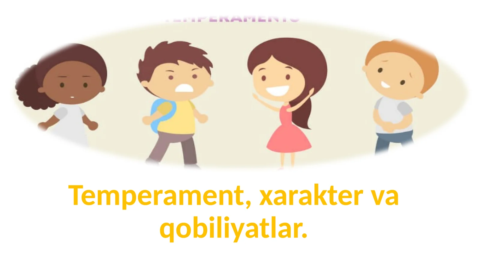 Temperament, xarakter va qobilyat