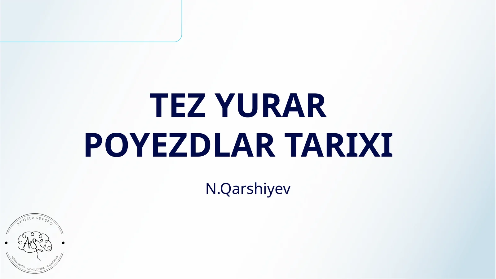 TEZ YURAR POYEZDLAR TARIXI