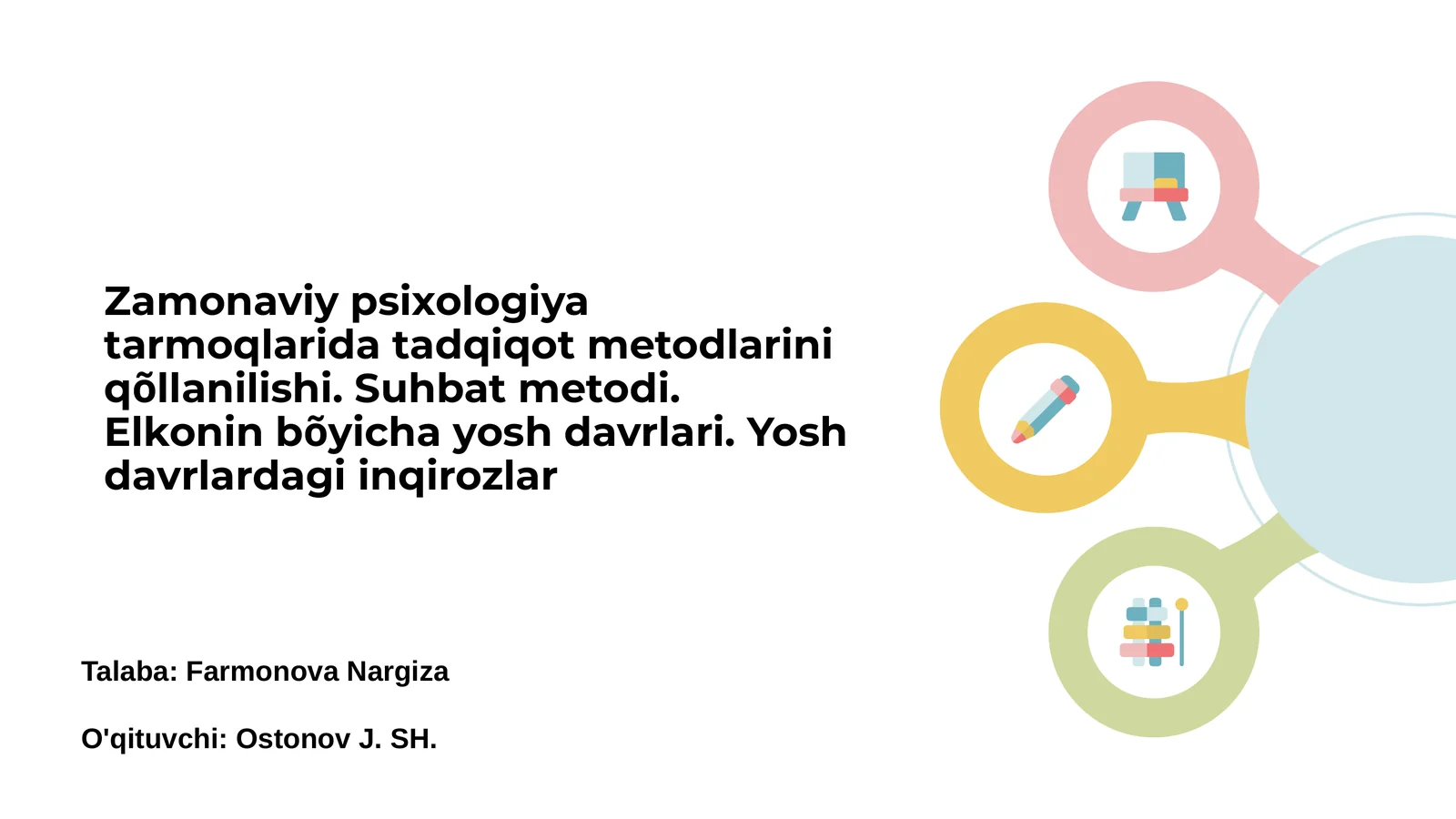 Zamonaviy psixologiyada tadqiqot metodlari