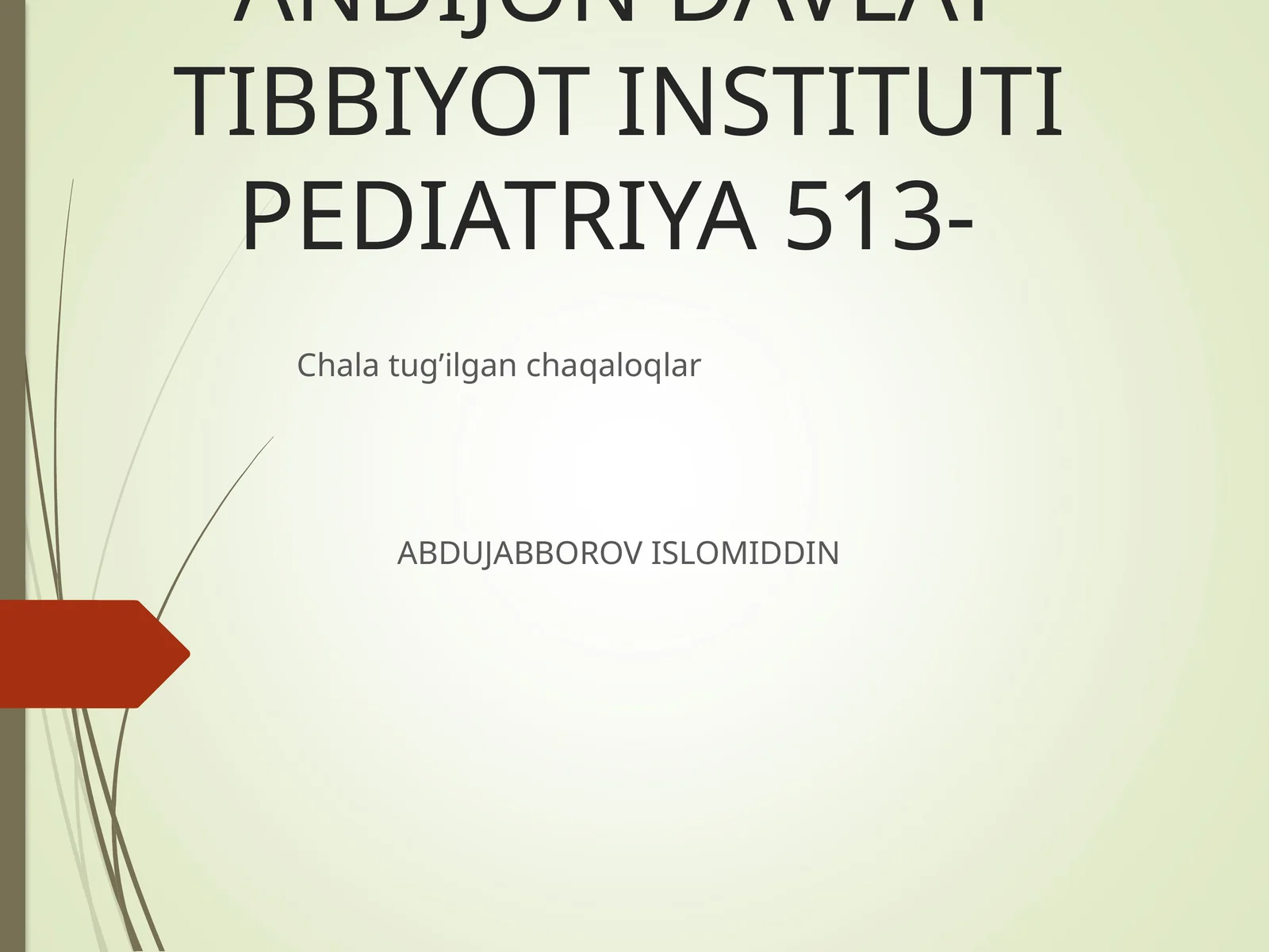 Chalatug’ilganchaqaloqlardeb