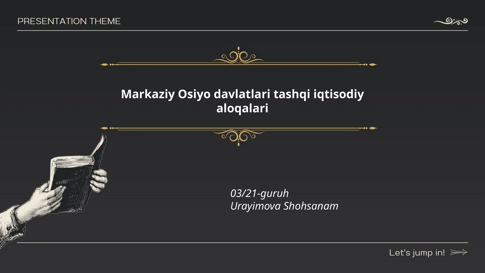 Markaziy Osiyo davlatlari tashqi iqtisodiy aloqalari