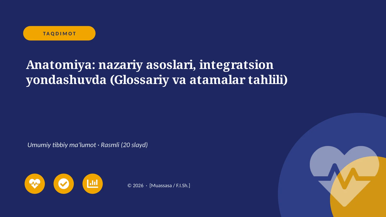 Anatomiya: nazariy asoslari, integratsion yondashuvda (Glossariy va atamalar tahlili)
