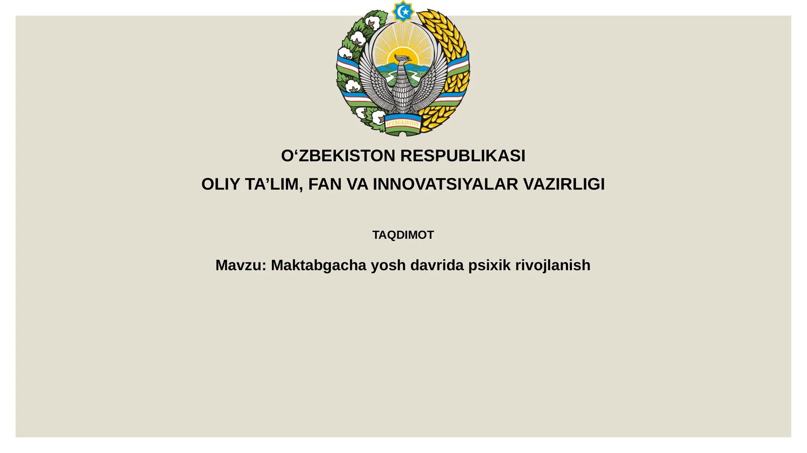 Maktabgachayoshdavridapsixikrivojlanish