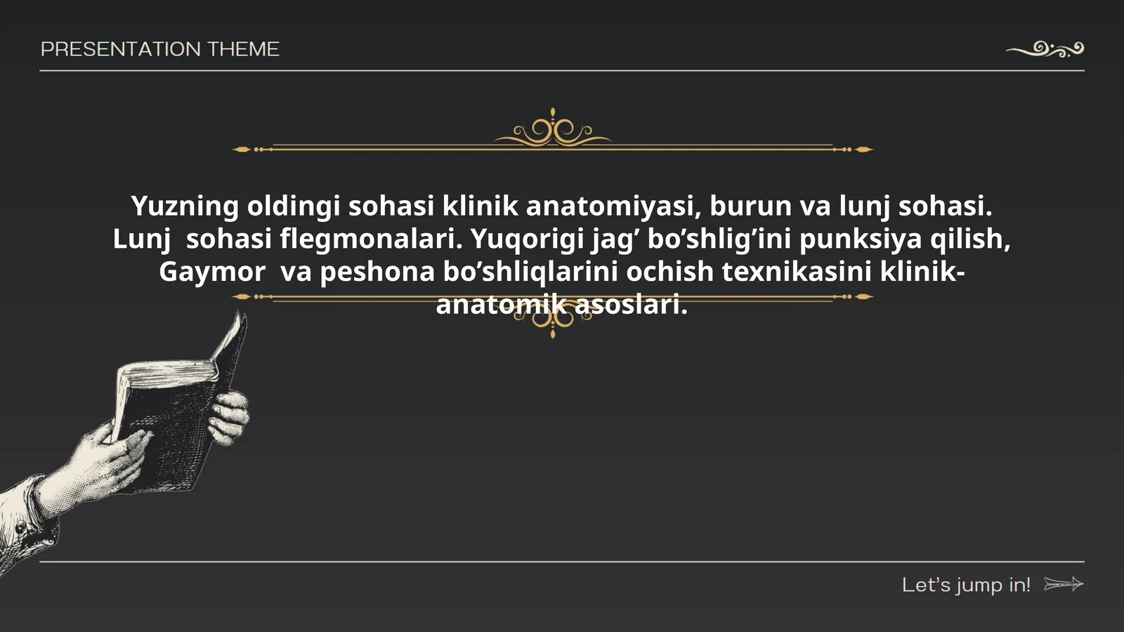 Yuzning oldingi sohasi klinik anatomiyasi: burun va lunj sohasi. Lunj sohasi flegmonalari. YUqorigi jag’ bo’shlig’ini punksiya qilish, Gaymor va peshona bo’shliqlarini ochish texnikasini klinik-anatomik asoslari